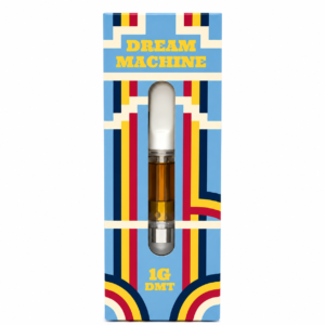 Dream Machine model one milliliter clear glass oil cell with a ceramic tip